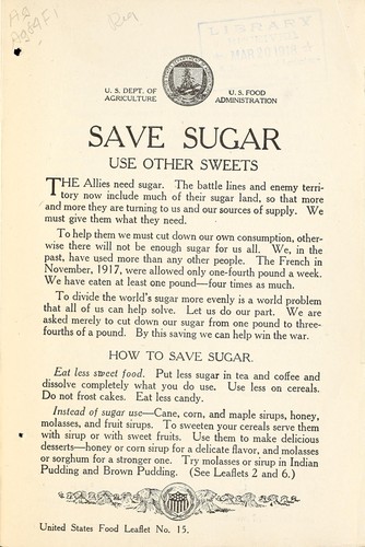 Cover for Save sugar