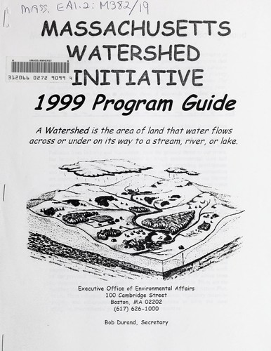 Cover for The Massachusetts watershed initiative
