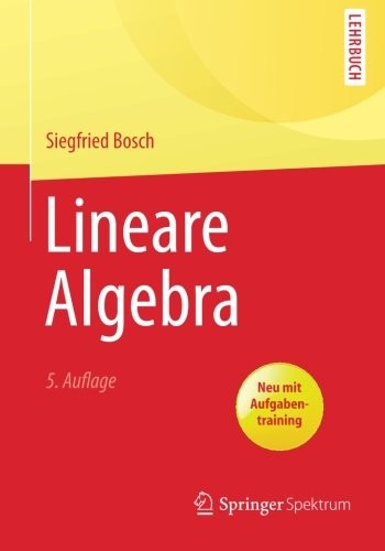 Cover for Lineare Algebra (Springer-Lehrbuch) (German Edition)
