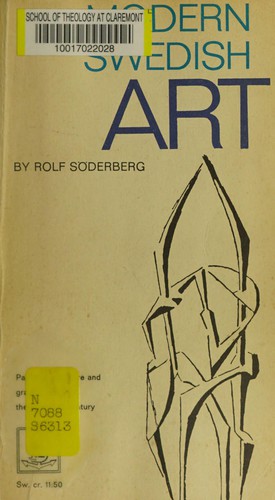 Cover for Modern Swedish art