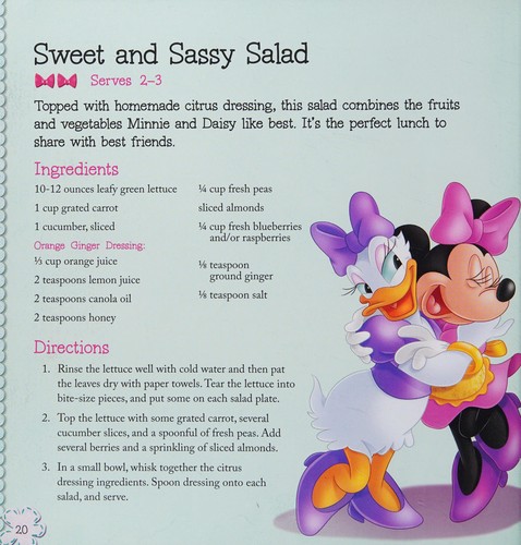 Cover for The Minnie & friends cookbook