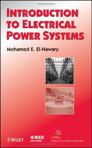 Cover for Introduction to electrical power systems