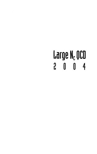 Cover for Large NcOCD 2004