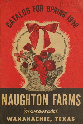 Cover for Catalog for spring 1946
