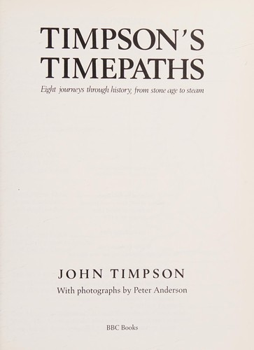 Cover for Timpson's timepaths