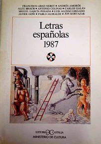 Cover for Letras españolas 1987