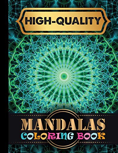 Cover for High-Quality Mandalas Coloring Book