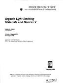 Cover for Organic light-emitting materials and devices V