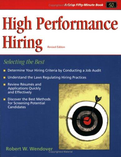 Cover for High performance hiring