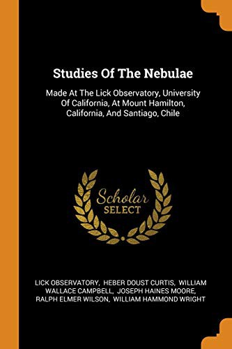 Cover for Studies Of The Nebulae