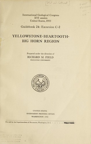 Cover for Yellowstone-Beartooth-Big Horn Region