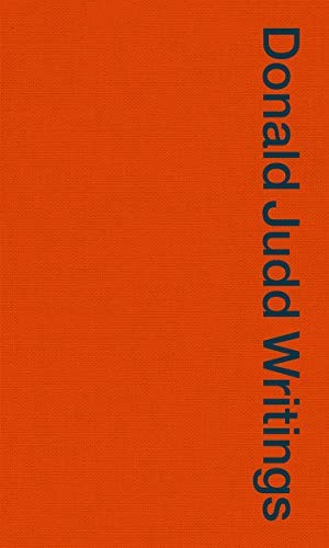 Cover for Donald Judd