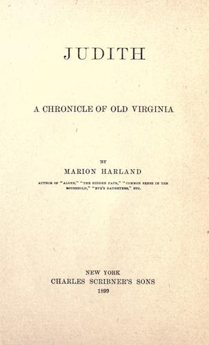 Cover for Judith