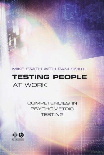 Cover for Testing People at Work