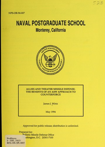 Cover for Allies and theater missile defense