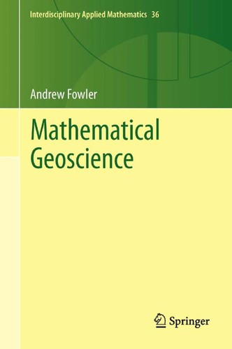 Cover for Mathematical Geoscience