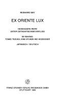 Cover for Ex oriente lux