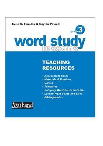 Cover for Word study lessons