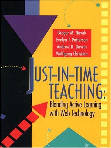 Cover for Just-in-time teaching