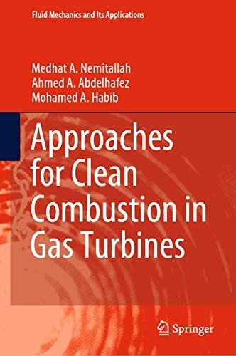 Cover for Approaches for Clean Combustion in Gas Turbines