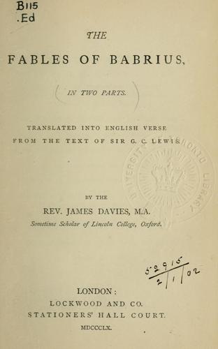 Cover for Fables