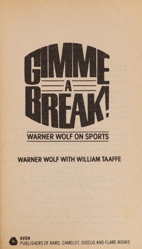 Cover for Gimme a break!