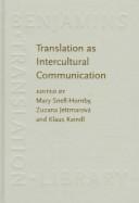 Cover for Translation as intercultural communication