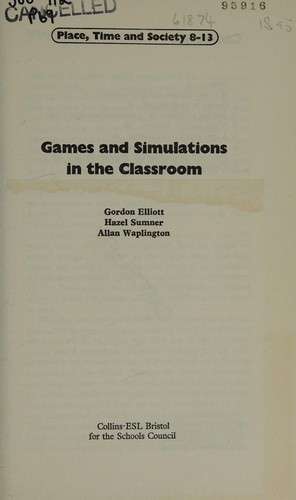 Cover for Games and simulations in the classroom