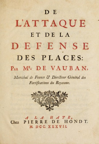 Cover for De l'attaque et de la defense des places