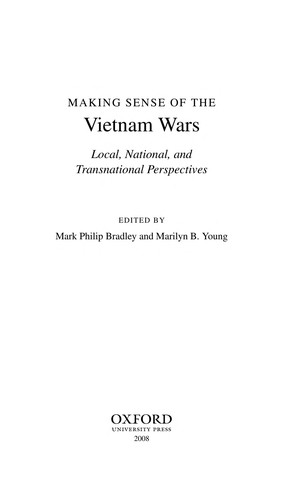 Cover for Making sense of the Vietnam wars