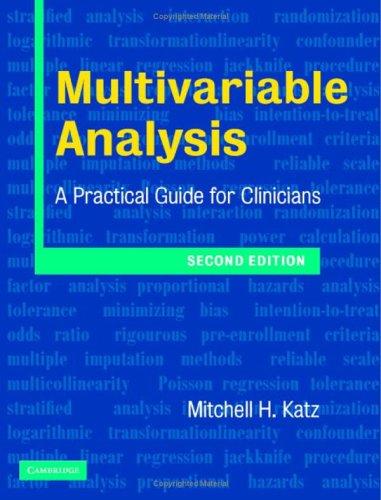 Cover for Multivariable Analysis