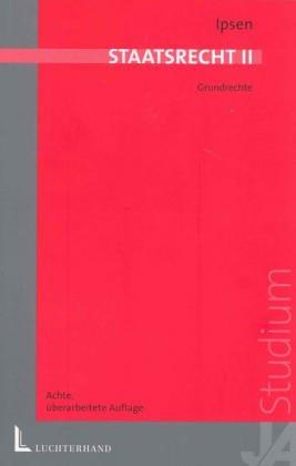 Cover for Staatsrecht 2. Grundrechte.