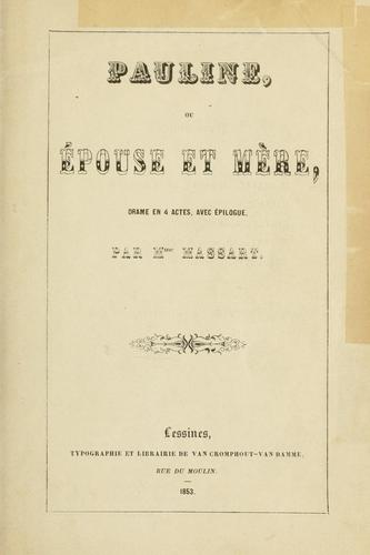 Cover for Pauline