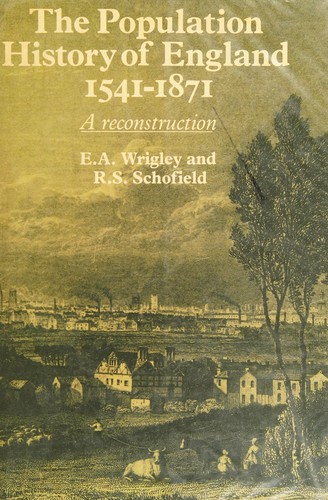 Cover for The population history of England, 1541-1871