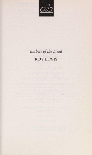 Cover for Embers of the dead