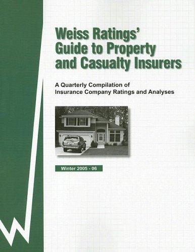 Cover for Weiss Ratings' Guide to Property and Casualty Insurers
