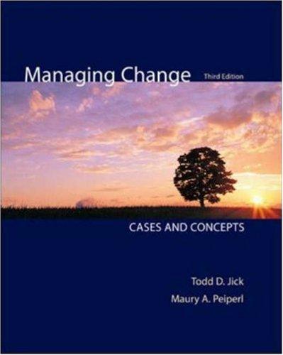 Cover for Managing Change