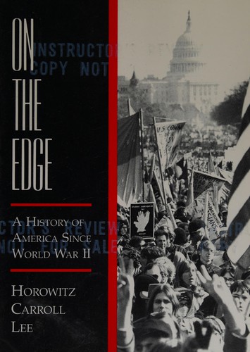 Cover for On the edge.