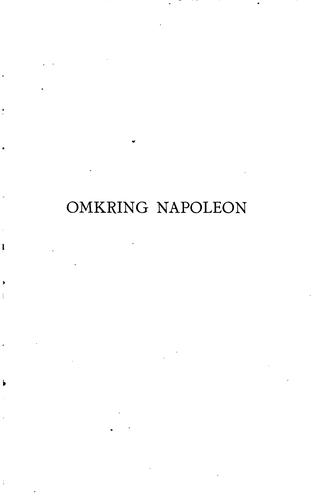 Cover for Omkring Napoleon.
