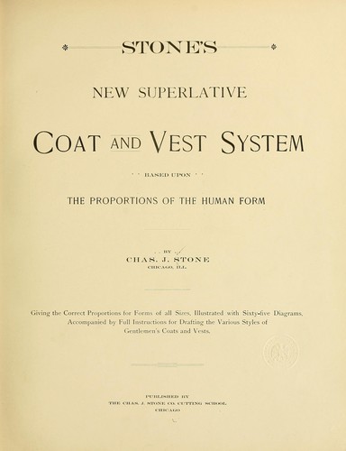 Cover for Stone's new superlative coat and vest system