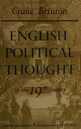 Cover for English Political Thought in the 19th Century