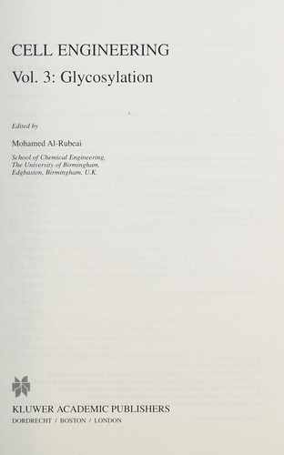 Cover for Glycosylation