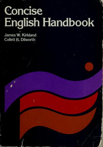 Cover for Concise English handbook