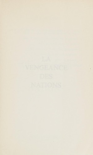 Cover for La vengeance des nations