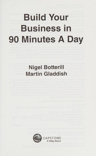 Cover for Build your business in 90 minutes a day