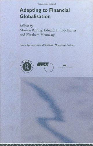 Cover for Adapting to Financial Globalisation (Routledge Studies in Money and Banking)