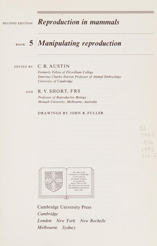 Cover for Manipulating reproduction