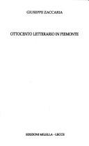Cover for Ottocento letterario in Piemonte