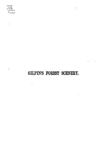 Cover for Gilpin's Forest Scenery