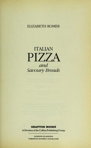 Cover for Italian Pizza and Savoury Breads